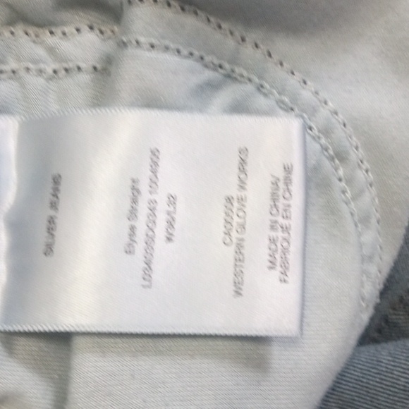 Silver Women's Elyse Straight Distressed Jeans Size 36/32 - Picture 7 of 8